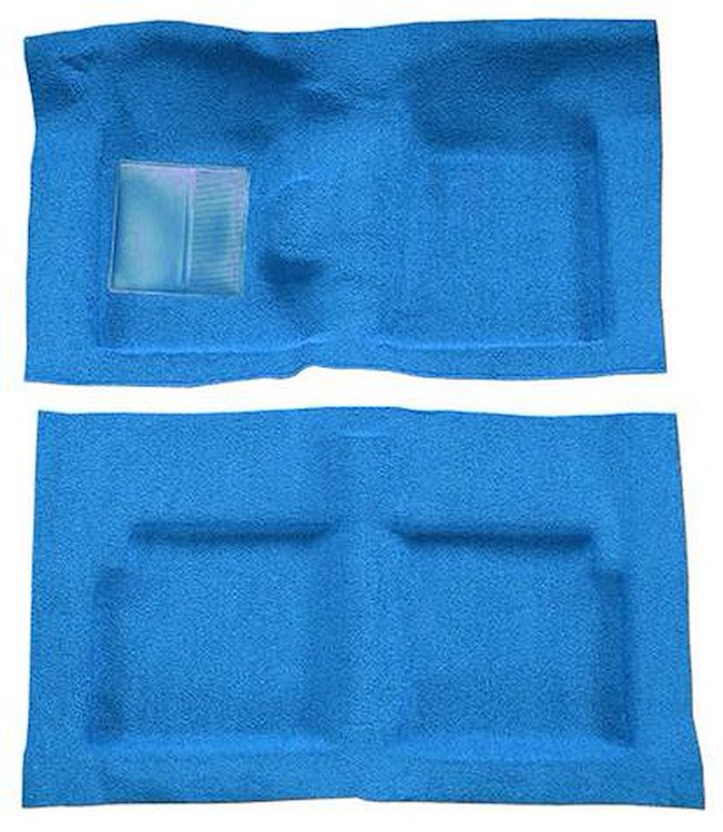 F9191462 1963-65 Falcon/Comet 2-Door Convertible V8 w/ Floor Shift; Molded Loop Carpet; Kit; Ford Blue