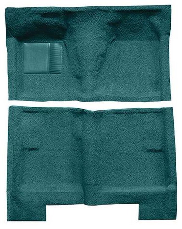 F9191606 1962-65 Fairlane/Meteor 4-Door Sedan; Full Molded Loop Carpet; Kit; Aqua
