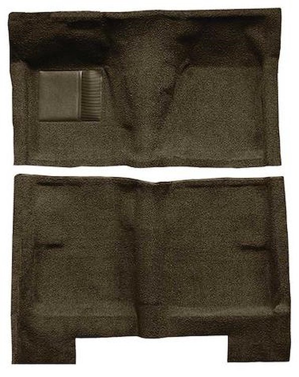 F9191630 1962-65 Fairlane/Meteor 4-Door Sedan; Full Molded Loop Carpet; Kit; Dark Brown