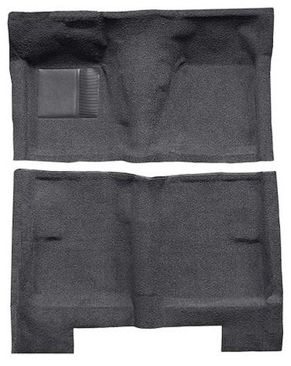 F9191647 1962-65 Fairlane/Meteor 4-Door Sedan; Full Molded Loop Carpet; Kit; Gunmetal Gray