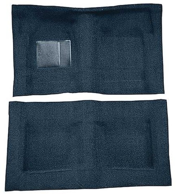 F9193812 1965-68 Galaxie/Full Size 2-Door Hardtop/Sedan w/ Column Shift - Molded Loop Carpet Kit - Dark Blue