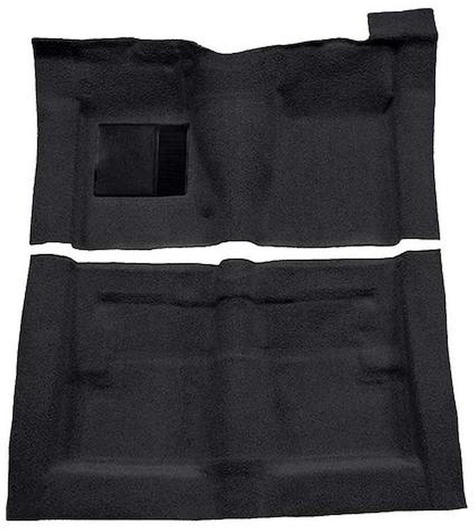 F9194001 1966-71 Fairlane/Torino 2-Door Sedan w/ Column Shift - Molded Loop Carpet Kit - Black