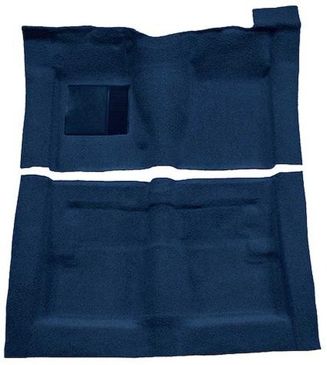 F9194012 1966-71 Fairlane/Torino 2-Door Sedan w/ Column Shift - Molded Loop Carpet Kit - Dark Blue Dark Blue