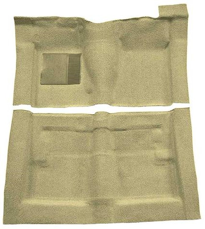 F9194044 1966-71 Fairlane/Torino 2-Door Sedan w/ Column Shift - Molded Loop Carpet Kit - Fawn Sandalwood