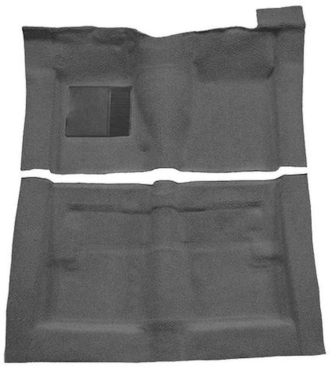 F9194047 1966-71 Fairlane/Torino 2-Door Sedan w/ Column Shift - Molded Loop Carpet Kit - Gunmetal Gray