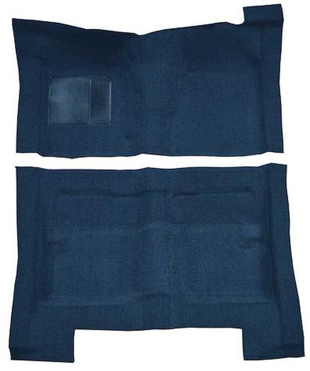 F9194112 1966-70 Fairlane/Torino 4-Door Hardtop/Sedan/Wagon - Molded Loop Carpet Kit - Dark Blue