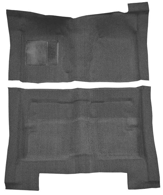 F9194147 1966-70 Fairlane/Torino 4-Door Hardtop/Sedan/Wagon - Molded Loop Carpet Kit - Gunmetal Gray