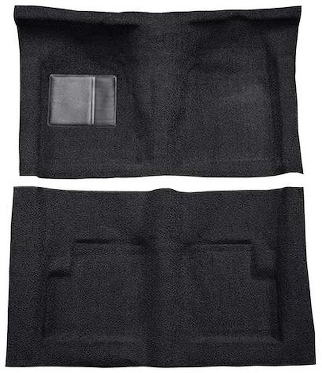 F9194201 1969-71 Torino/Fairlane Convertible w/ Column Shift; Molded Loop Carpet; Kit; Black