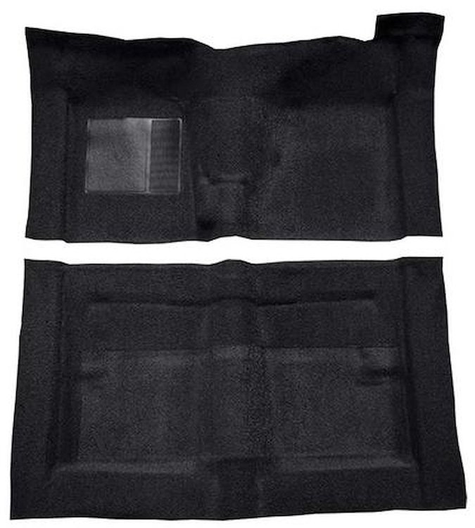 F9194301 1966-71 Fairlane/Torino 2-Door w/ Floor Shift; Molded Loop Carpet; Kit; Black