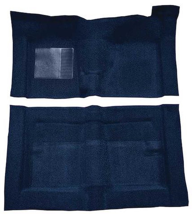 F9194312 1966-71 Fairlane/Torino 2-Door w/ Floor Shift - Molded Loop Carpet Kit - Dark Blue