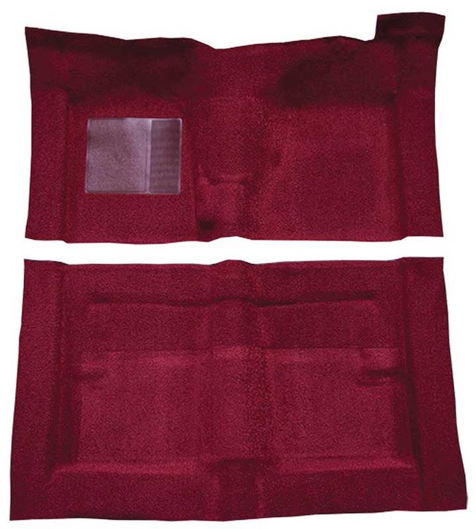 F9194315 1966-71 Fairlane/Torino 2-Door w/ Floor Shift - Molded Loop Carpet Kit - Maroon