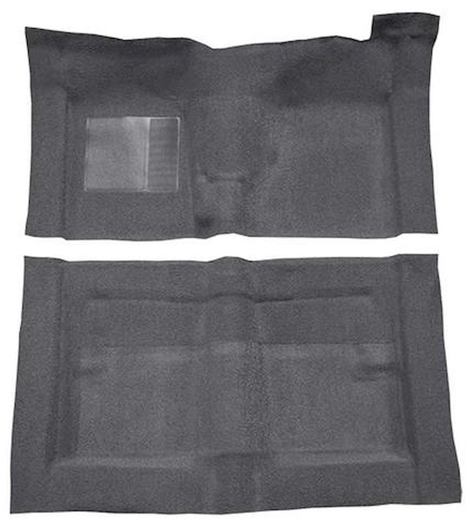 F9194347 1966-71 Fairlane/Torino 2-Door w/ Floor Shift - Molded Loop Carpet Kit - Gunmetal Gray