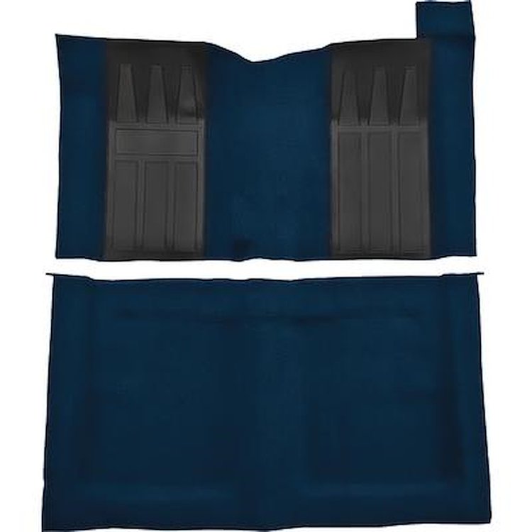 F9194512 1969-71 Torino GT 2-Door Hardtop/1969-70 Ranchero GT w/ 4-Speed; Loop Carpet; Kit w/; Black Inserts; Dark Blue