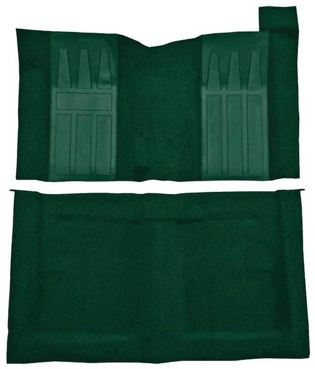 F9194513 1969-71 Torino GT 2-Door Hardtop/1969-70 Ranchero GT w/ 4-Speed; Loop Carpet; Kit w/; Black Inserts; Dark Green