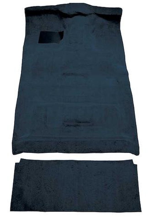 F9206012 1987-96 Ford F-Series Crew Cab w/ High Tunnel; Molded; Cutpile Carpet; Kit; Regatta Blue