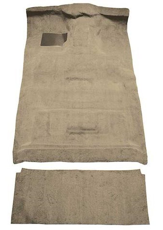 F9206035 1987-96 Ford F-Series Crew Cab w/ High Tunnel; Molded; Cutpile Carpet; Kit; Desert Tan