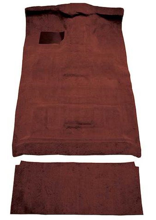 F9206058 1987-96 Ford F-Series Crew Cab w/ High Tunnel; Molded; Cutpile Carpet; Kit; Maple/Canyon