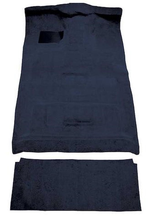 F9206066 1987-96 Ford F-Series Crew Cab w/ High Tunnel; Molded; Cutpile Carpet; Kit; Dark Blue