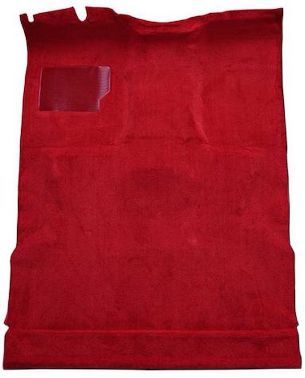 F9208002 1974-79 Ford F-Series Extra Cab w/ Low Tunnel; Molded; Cutpile Carpet; Kit; Red