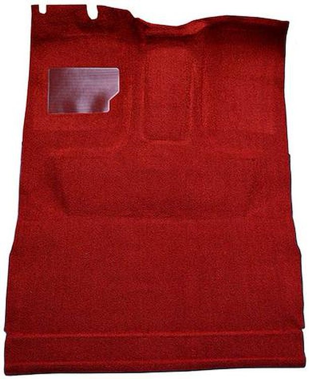 F9208102 1974-79 Ford F-Series Extra Cab w/ High Tunnel; Molded; Cutpile Carpet; Kit; Red