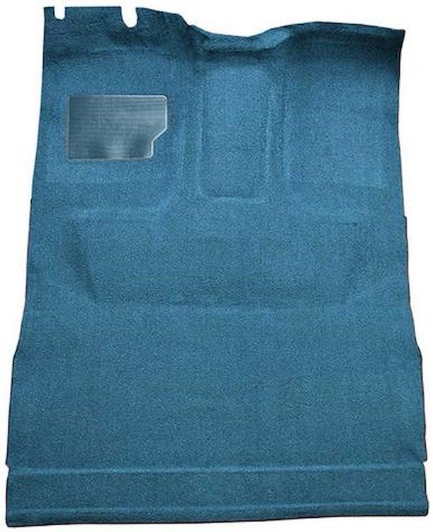 F9208131 1974-79 Ford F-Series Extra Cab w/ High Tunnel; Molded; Cutpile Carpet; Kit; Blue