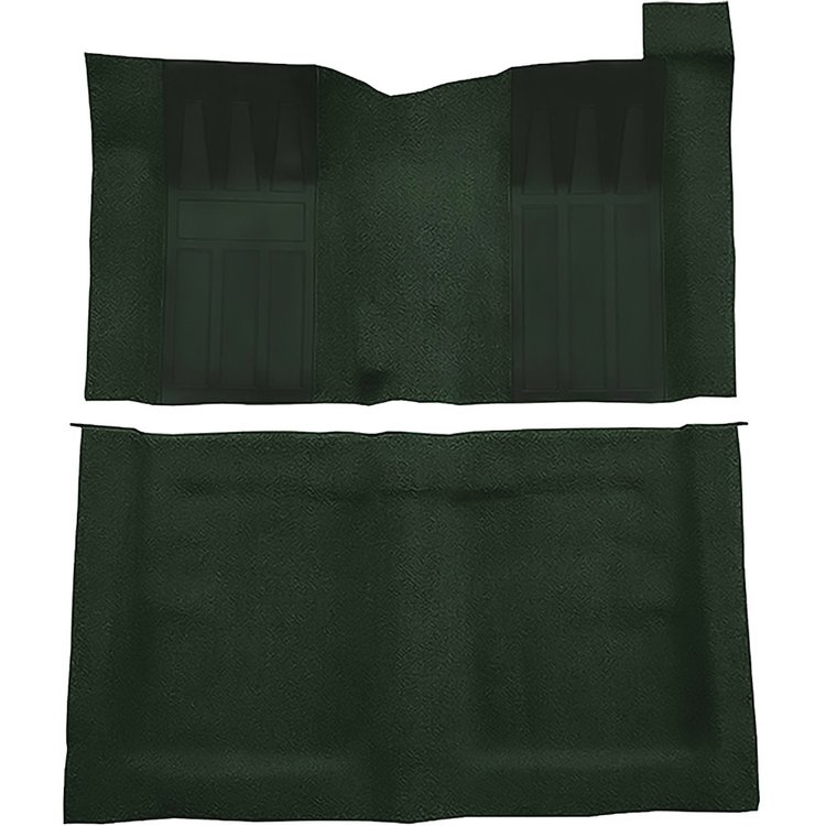 F9215313 1969-70 Torino 2-Door Hardtop/Ranchero GT 4-Speed; Loop Carpet; Kit w/ Dark Green Inserts; Dark Green