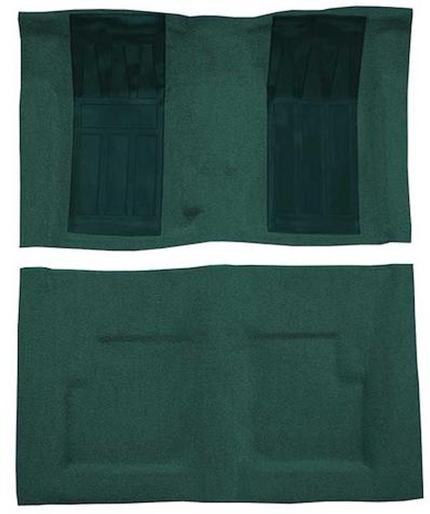 F9216406 1969 Ford Torino GT Convertible 4-Speed; Loop Carpet; Kit w/ 2 Aqua Inserts; Aqua