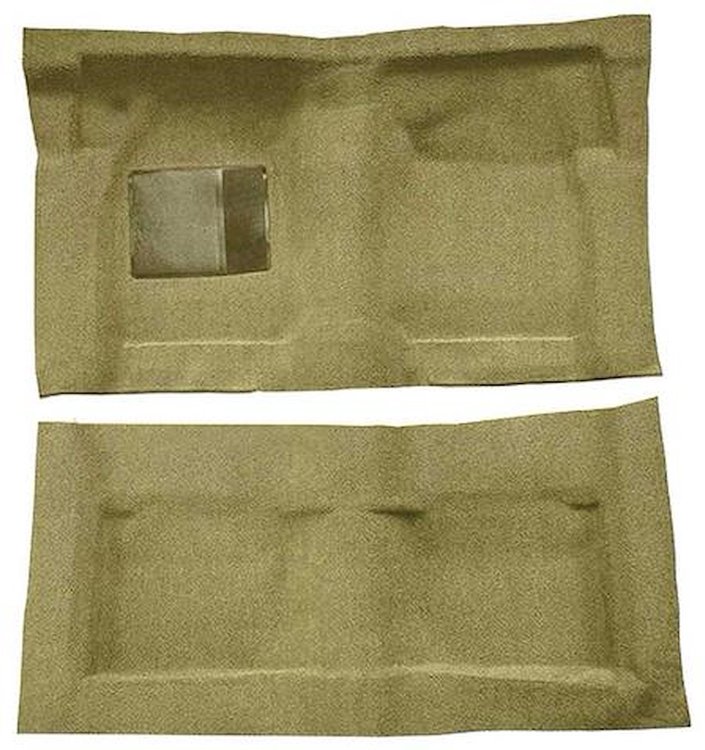 F9220709 1965-68 Galaxie/Full-Size Fastback/Convertible w/ Column Shift; Molded Loop Carpet; Kit; Ivy Gold