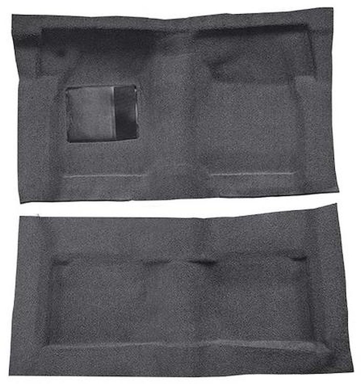 F9220747 1965-68 Galaxie/Full-Size Fastback/Convertible w/ Column Shift; Molded Loop Carpet; Kit; Gunmetal Gray
