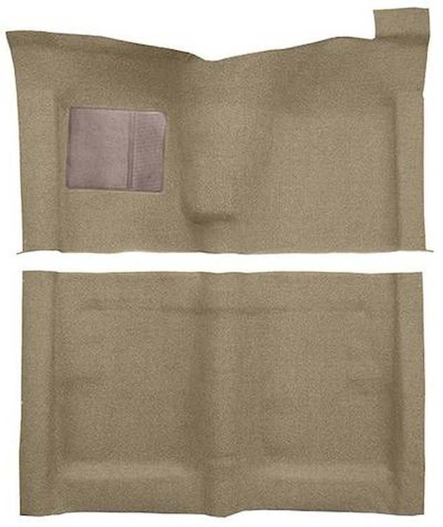 F9223644 1970-71 Ford Torino 2-Door Hardtop w/ Floor Shift; Molded Loop Carpet; Kit; Fawn Sandalwood