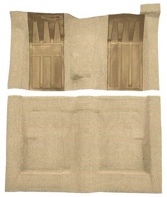 F9224344 1970-71 Ford Torino GT 2-Door Hardtop 4-Speed; Loop Carpet; Kit w/ Fawn Inserts; Fawn Sandalwood