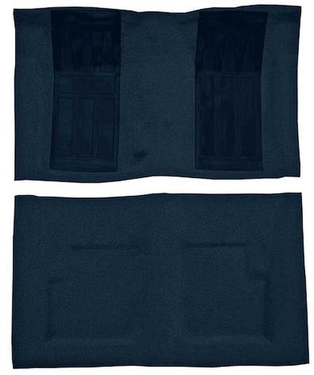 F9224712 1970-71 Ford Torino GT Convertible 4-Speed; Loop Carpet; Kit w/ Dark Blue Inserts; Dark Blue