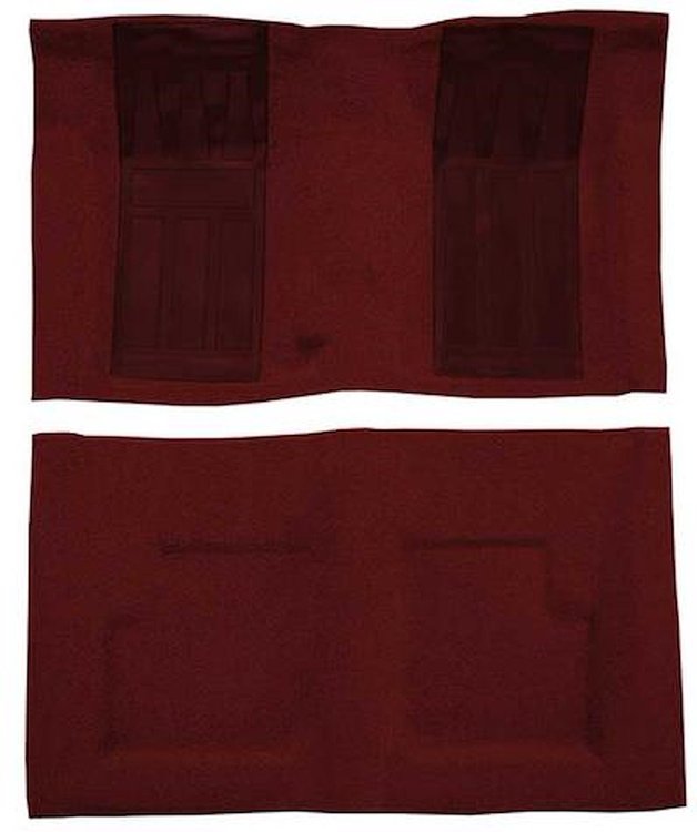 F9225015 1970-71 Ford Torino GT Convertible 4-Speed; Loop Carpet; Kit w/ Maroon Inserts; Maroon