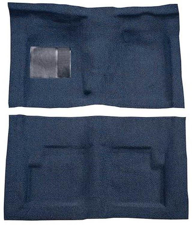 F9229312 1966-71 Fairlane/Torino Convertible w/ Floor Shift - Molded Loop Carpet Kit - Dark Blue