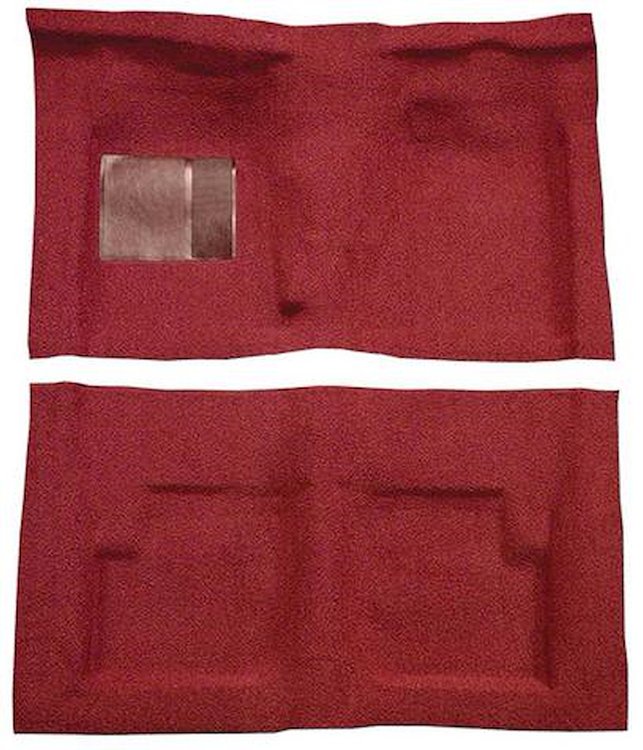 F9229315 1966-71 Fairlane/Torino Convertible w/ Floor Shift - Molded Loop Carpet Kit - Maroon