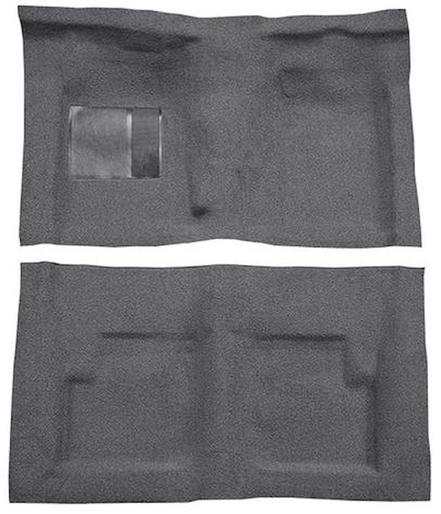 F9229347 1966-71 Fairlane/Torino Convertible w/ Floor Shift - Molded Loop Carpet Kit - Gunmetal Gray