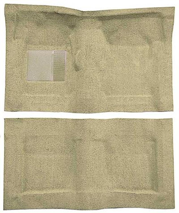 F9230544 1965-68 Galaxie/Custom 2-Door Hardtop/Sedan w/ Floor Shift- Molded Loop Carpet Kit - Fawn Sandalwood