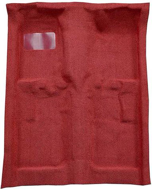 F9235702 1974-77 Maverick/Comet 4-Door; Molded; Cutpile Carpet; Kit; Red