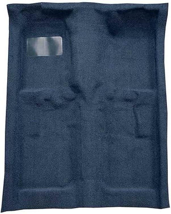 F9235812 1970-73 Maverick/Comet 4-Door; Molded Loop Carpet; Kit; Dark Blue