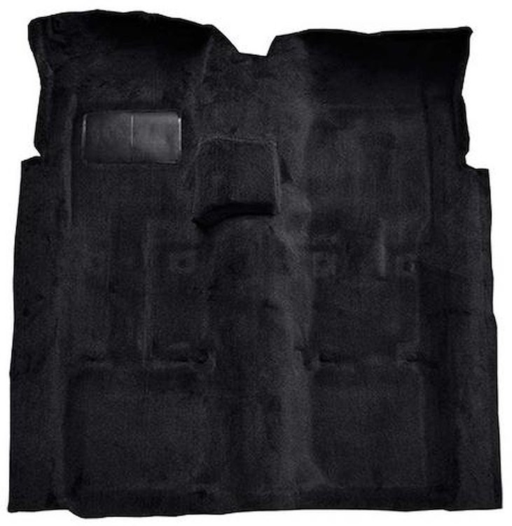 F9244301 1974-79 Ford Ranchero 4-Speed; Molded; Cutpile Carpet; Kit; Black
