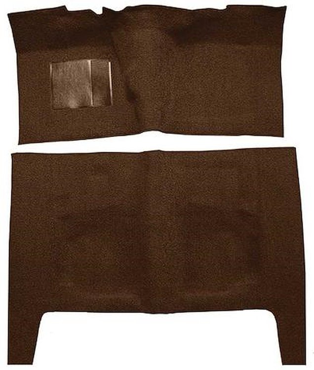 F9244930 1963-64 Ford Galaxie 4-Door Sedan w/ Flat Front & Floor Shift; Loop Carpet; Kit; Dark Brown
