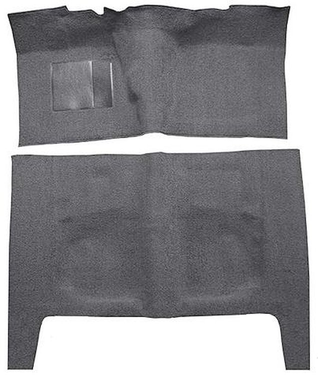 F9244947 1963-64 Ford Galaxie 4-Door Sedan w/ Flat Front & Floor Shift; Loop Carpet; Kit; Gunmetal Gray