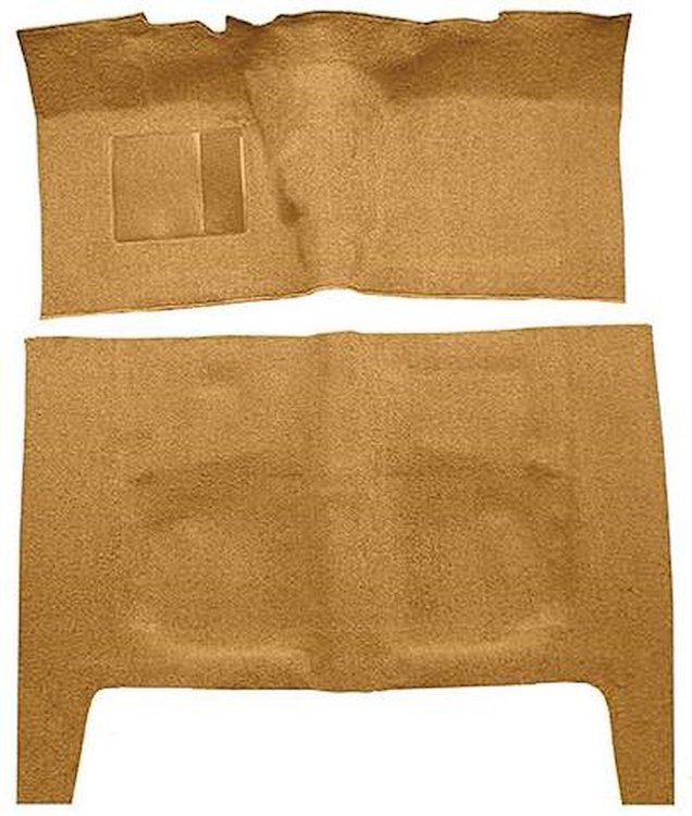 F9244969 1963-64 Ford Galaxie 4-Door Sedan w/ Flat Front & Floor Shift; Loop Carpet; Kit; Medium Saddle