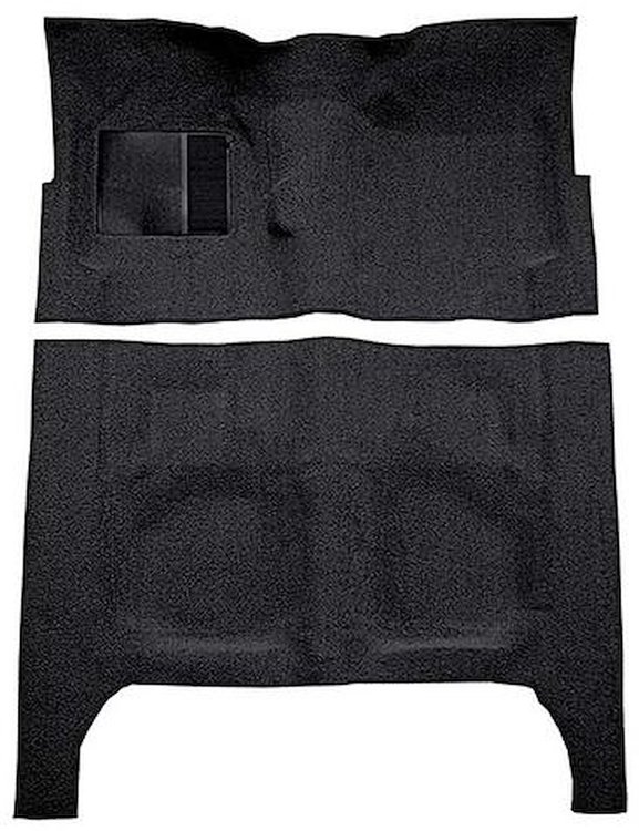 F9245001 1963-64 Ford Galaxie 4-Door Sedan w/ Foot Wells & Floor Shift; Loop Carpet; Kit; Black