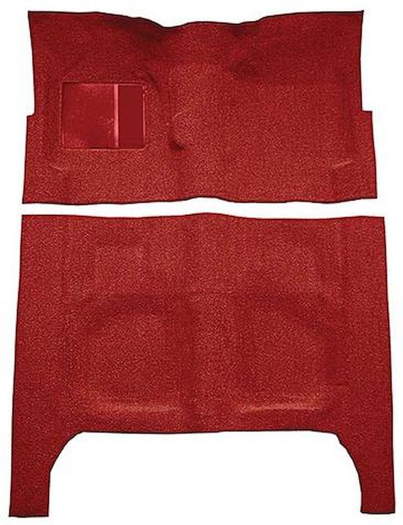F9245002 1963-64 Ford Galaxie 4-Door Sedan w/ Foot Wells & Floor Shift; Loop Carpet; Kit; Red