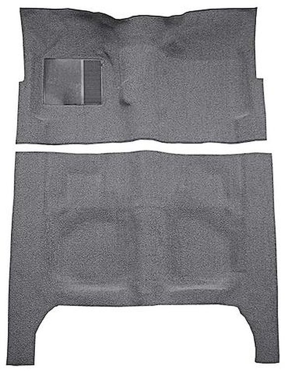 F9245047 1963-64 Ford Galaxie 4-Door Sedan w/ Foot Wells & Floor Shift; Loop Carpet; Kit; Gunmetal Gray