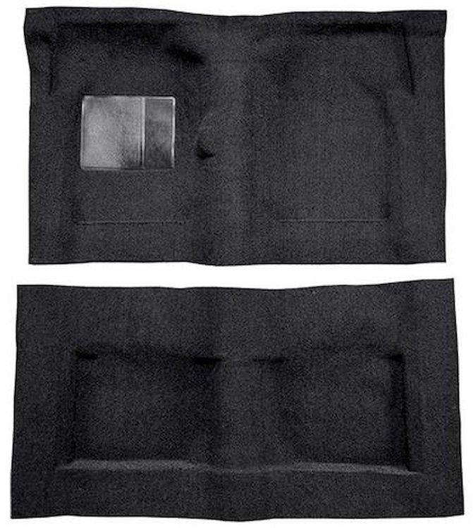 F9259401 1965-68 Galaxie 2-Door Fastback/Convertible w/ Floor Shift; Molded Loop Carpet; Kit; Black