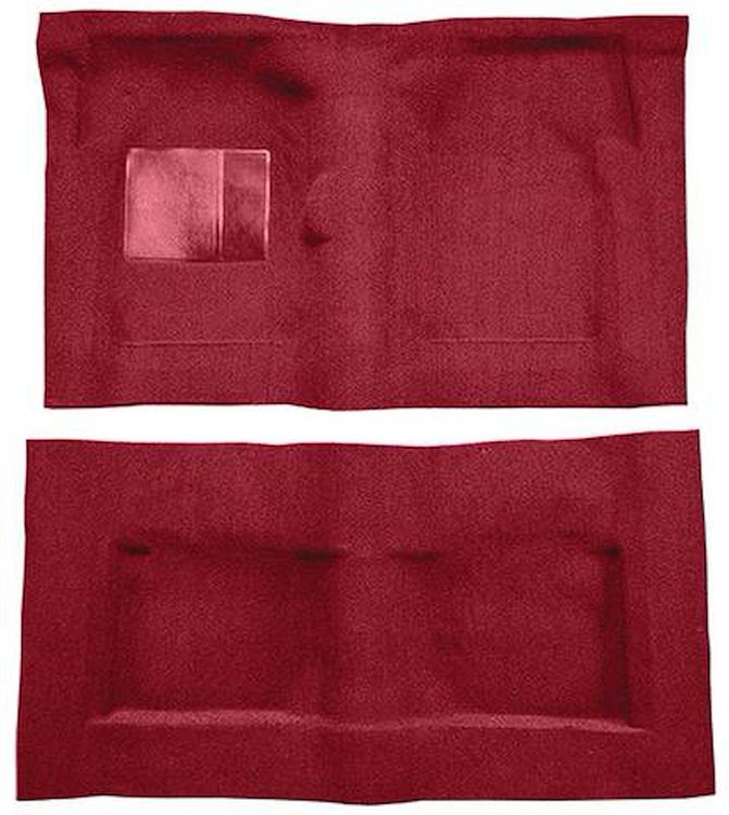 F9259402 1965-68 Galaxie 2-Door Fastback/Convertible w/ Floor Shift; Molded Loop Carpet; Kit; Red