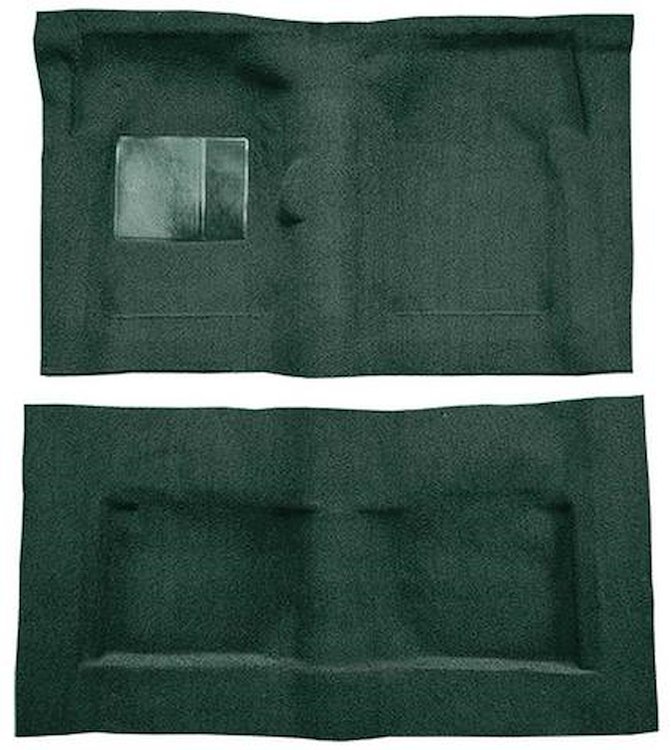 F9259413 1965-68 Galaxie 2-Door Fastback/Convertible w/ Floor Shift; Molded Loop Carpet; Kit; Dark Green
