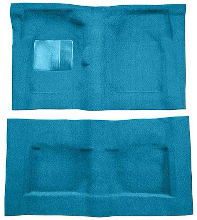 F9259441 1965-68 Galaxie 2-Door Fastback/Convertible w/ Floor Shift; Molded Loop Carpet; Kit; Medium Blue